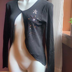 *** LAST CHANCE *** Everyday Clothing Embellished Open Cardigan S